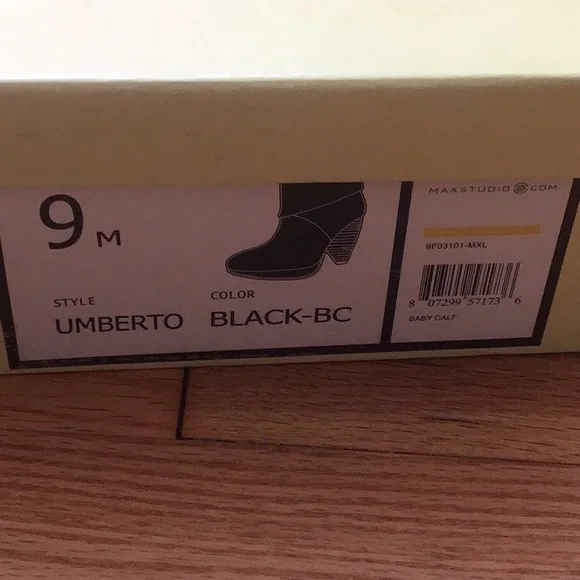 Max Studio Umberto Women’s Leather Booties - Picture 11 of 12